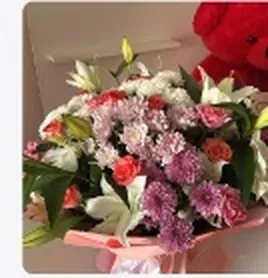 Photo réelle bouquet reçu